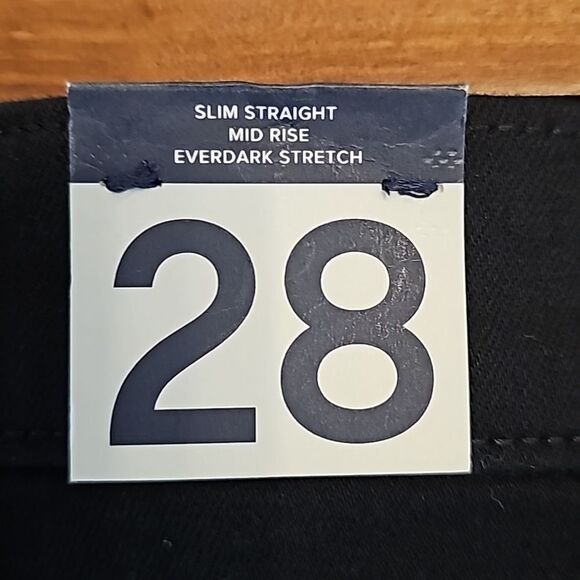 GAP Classic Straight Mid-Rise Denim, Black, Size 6 Tall, NWT - Picture 9 of 13